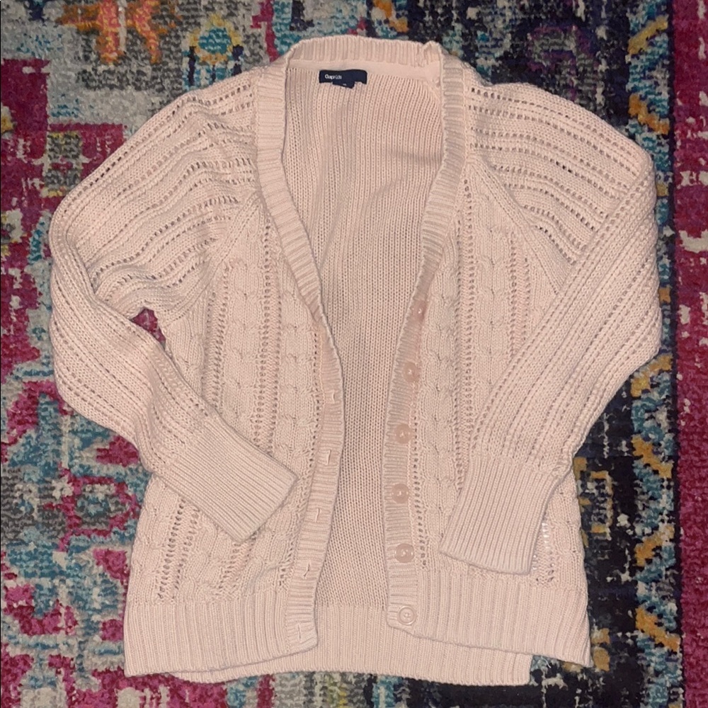Gapkids xl 12 Cozy light pink  Open-Front Sweater